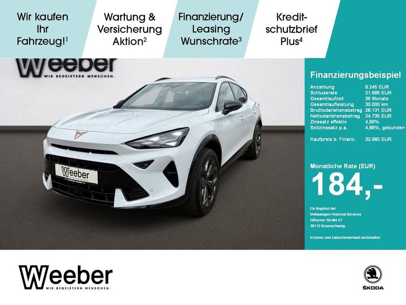 Cupra Formentor 21.400 km 32.480 € Weil der Stadt 71263