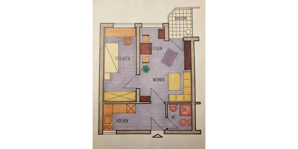 Kapitalanlage von Privat, 2 ZW mit Balkon, Einbauküche u. TG-Stellplatz in Waiblingen - Etagenwohnung Waiblingen | Angebot:27143137