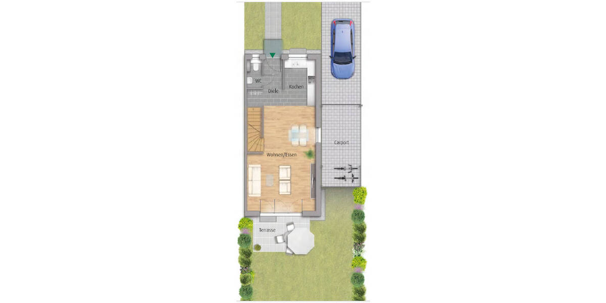 Doppelhaushälfte Weil im Schönbuch / Neuweiler Neuweiler - 6 Zimmer, 124 m&sup2;, 2.200&euro; | Angebot:26751289