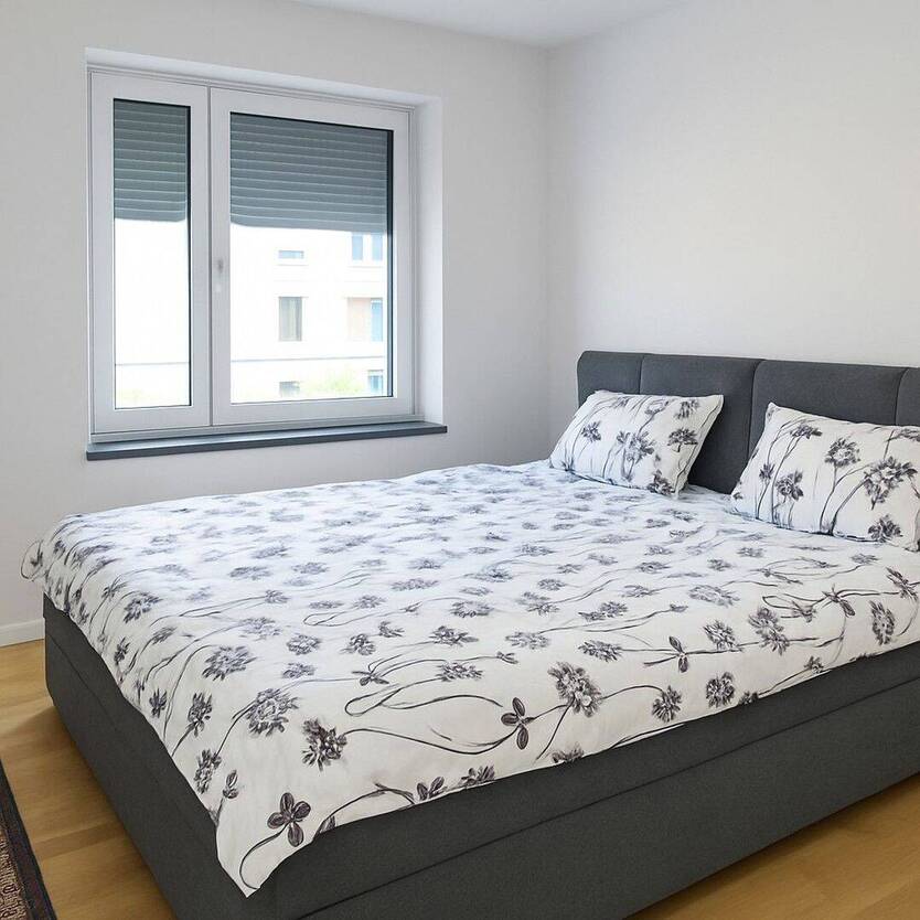 Möblierte 2-Zimmer-Wohnung mit Balkon und Einbauküche in unmittelbarer Daimler-Nähe 2 zimmer