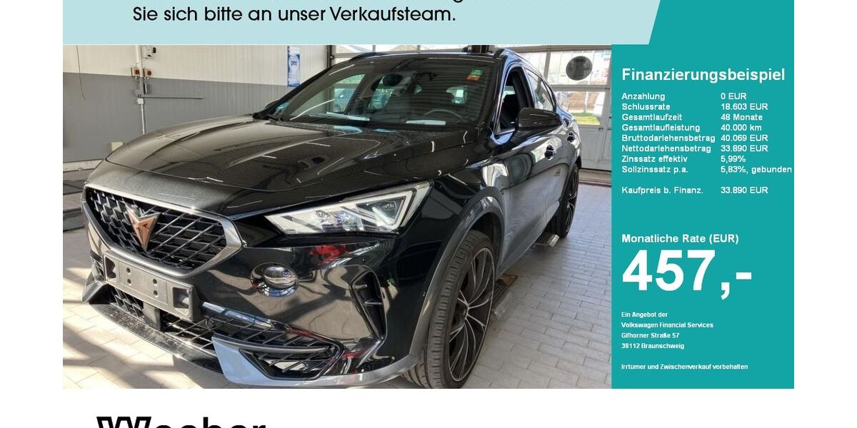 Cupra Formentor 41.750 km 33.689 &euro; Herrenberg 71083