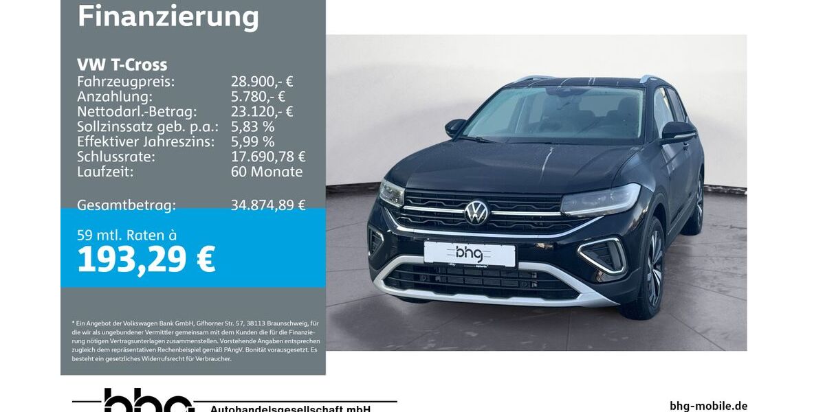 VW T-Cross 3.181 km 27.990 &euro; Reutlingen 72770