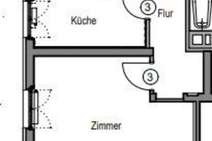 Wohnung Korntal-Münchingen Münchingen - 1.5 Zimmer, 39 m&sup2;, 800&euro; | Angebot:26126149