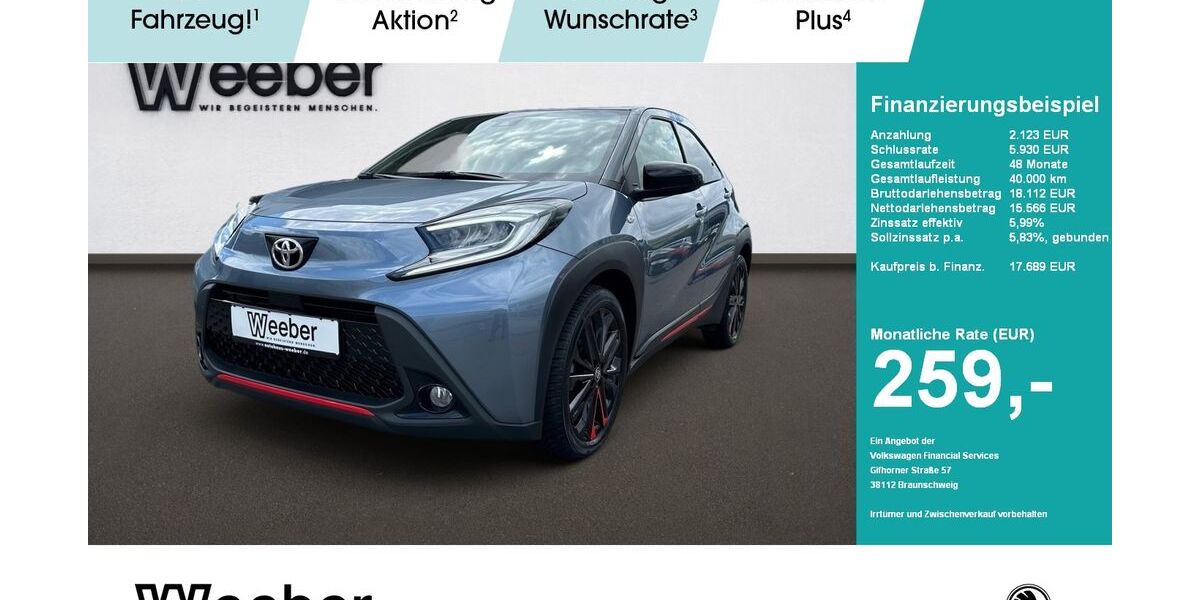 Toyota Aygo (X) 26.498 km 16.970 &euro; Weil der Stadt 71263