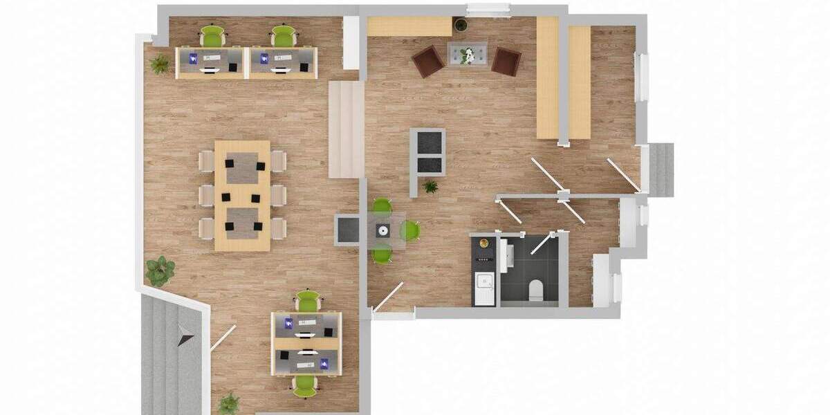 Etagenwohnung Stuttgart Botnang - 5 Zimmer, 150 m&sup2;, 499.000&euro; | Angebot:23402151