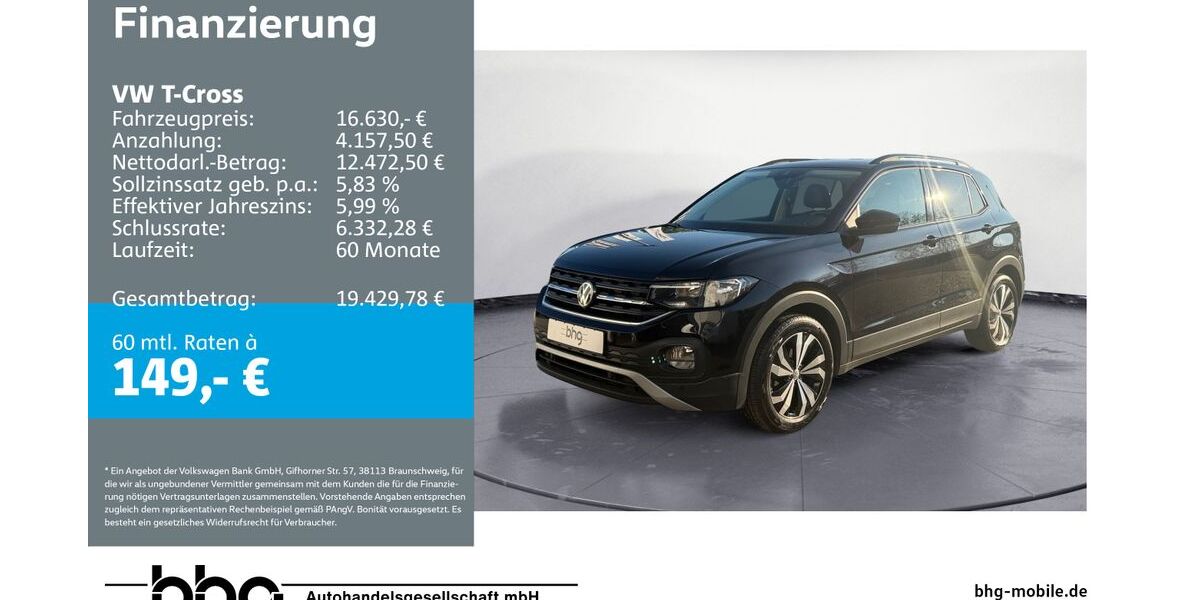 VW T-Cross 84.280 km 15.960 &euro; Tübingen 72072