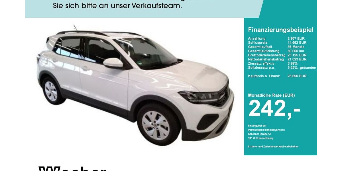 VW T-Cross 20.885 km 23.890 &euro; Calw 75365