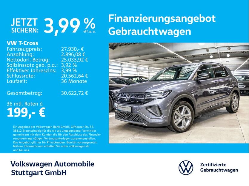 VW T-Cross 21.648 km 27.430 € Stuttgart-Feuerbach 70469