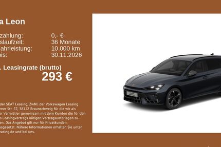 Cupra Leon 21.628 km 28.430 &euro; Stuttgart-Feuerbach 70469