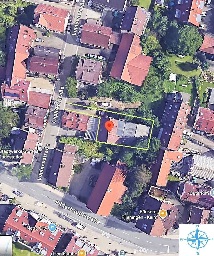 Grundstück zu verkaufen in Stuttgart Plieningen 389.000 € 415 m² zimmer