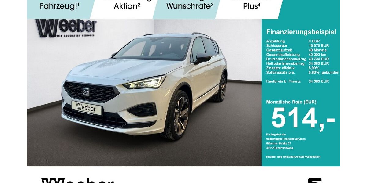 Seat Tarraco 81.094 km 34.617 &euro; Herrenberg 71083