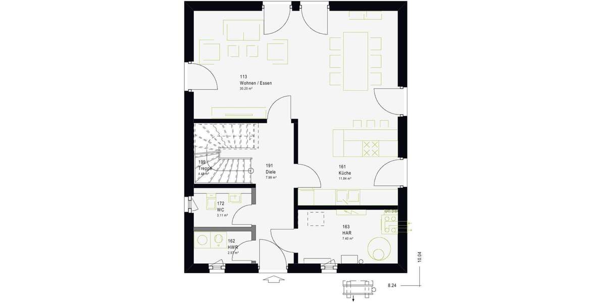 Einfamilienhaus Ludwigsburg Poppenweiler - 4 Zimmer, 112 m&sup2;, 439.000&euro; | Angebot:25666393