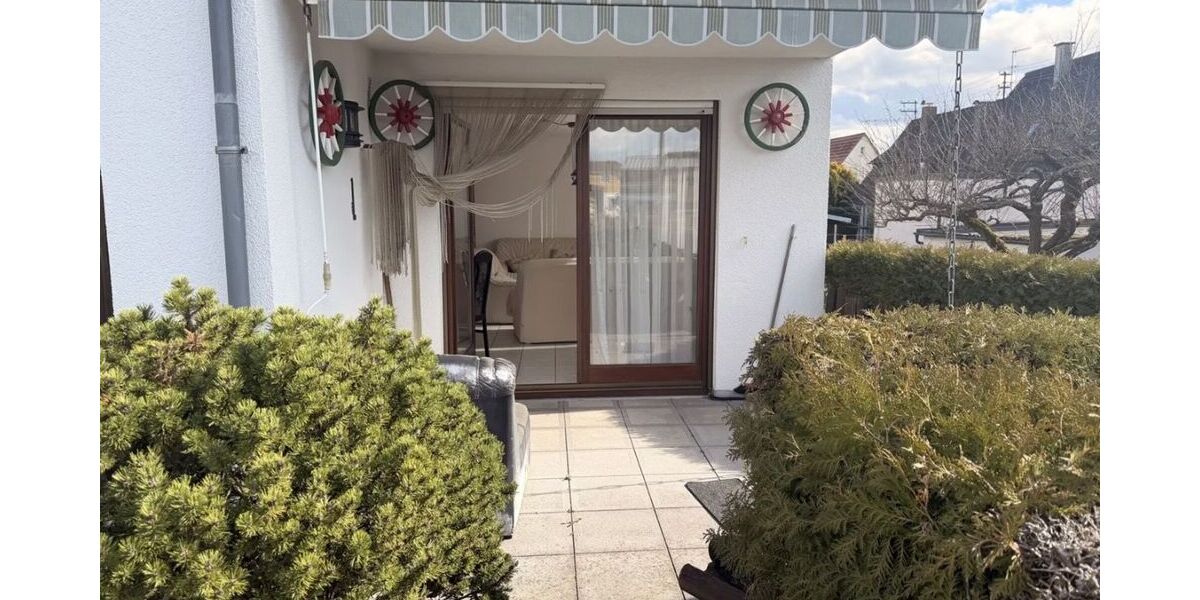 Gepflegte 3-Zimmer-Erdgeschosswohnung mit Garten, Balkon & Tiefgaragenstellplatz in Rutesheim – - Appartement Rutesheim Heuweg | Angebot:27250473