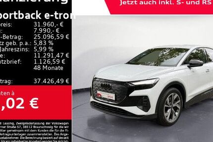 Audi Q4 e-tron 57.871 km 30.960 € Reutlingen 72760