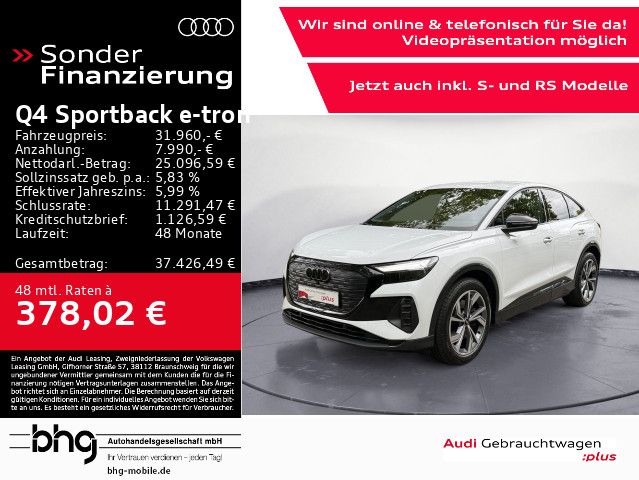 Audi Q4 e-tron 57.871 km 30.960 € Reutlingen 72760