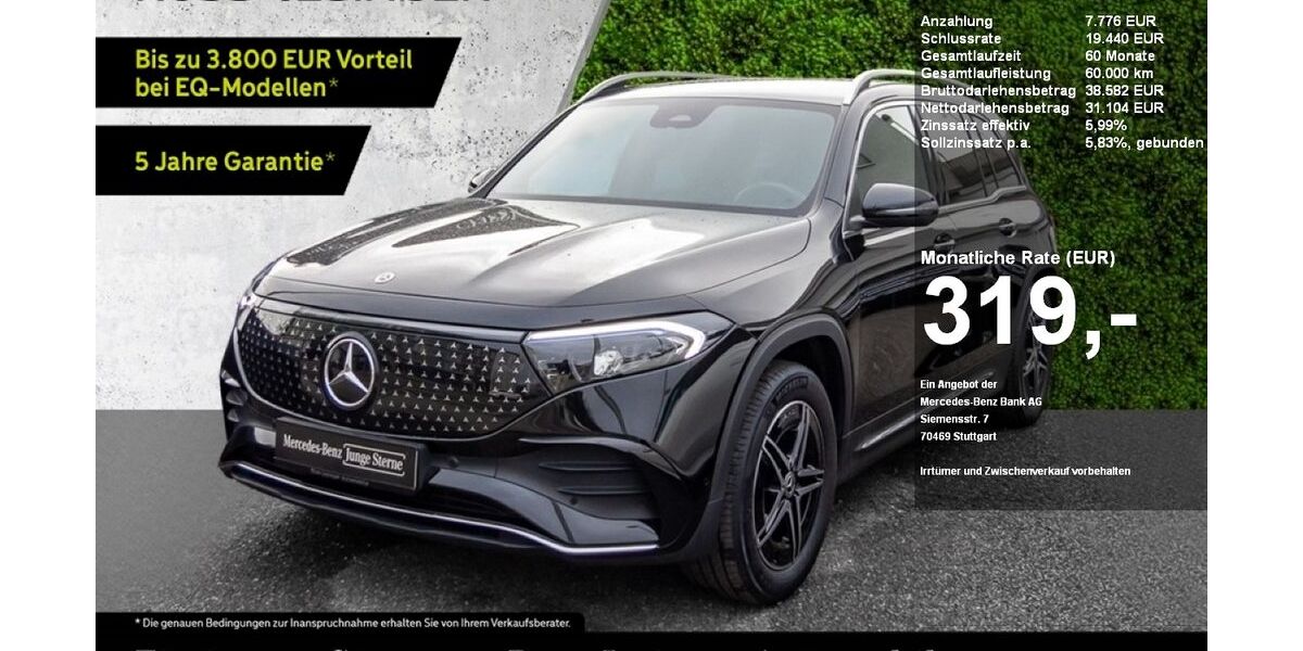 Mercedes-Benz EQB 15.250 km 38.380 &euro; Esslingen 73730