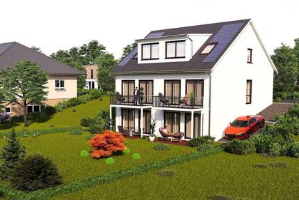 Nur noch eine DHH übrig! KfW-40 Neubauhaus in idyllischer Lage, eigenes Grundstück, Aichtal 4 zimmer