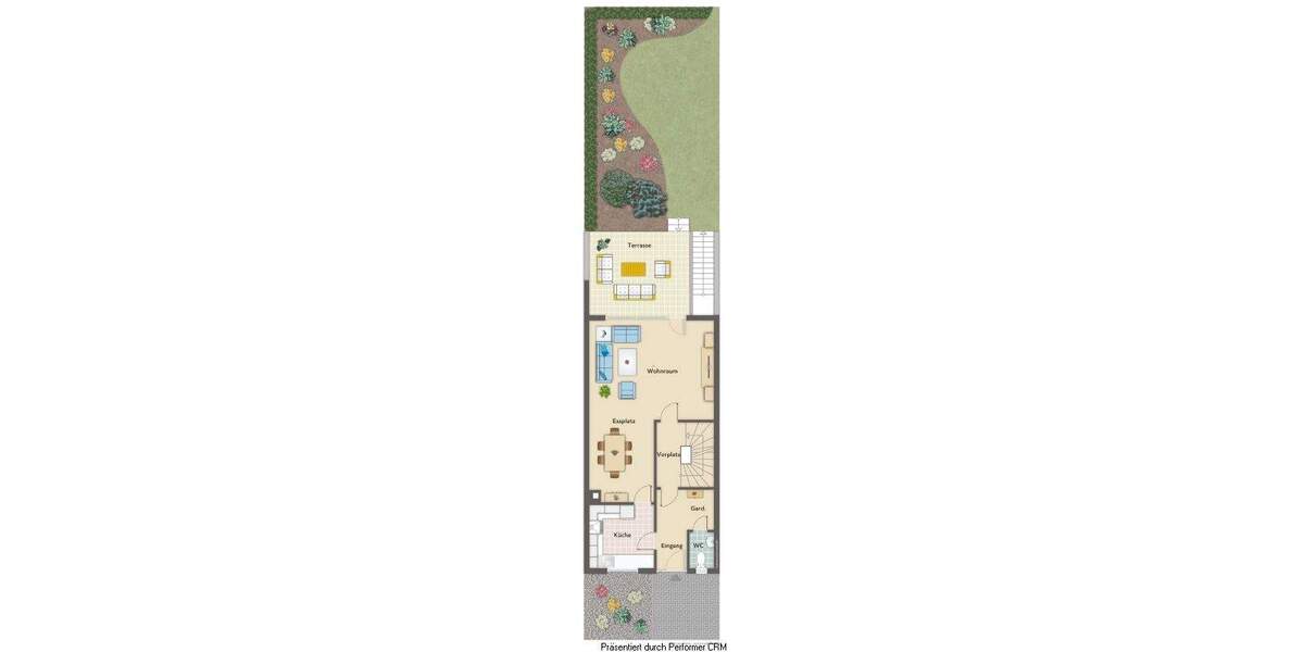 Reihenmittelhaus Remseck Hochberg - 4 Zimmer, 121 m&sup2;, 519.000&euro; | Angebot:25662858