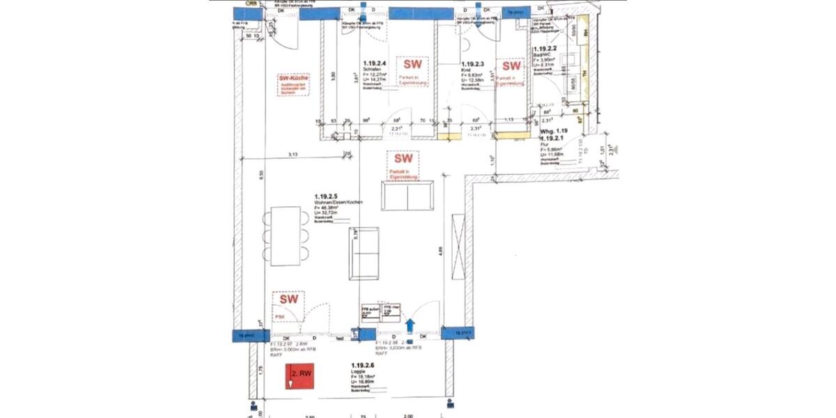 Etagenwohnung Reutlingen Orschel-Hagen - 3 Zimmer, 86 m&sup2;, 395.000&euro; | Angebot:24616641