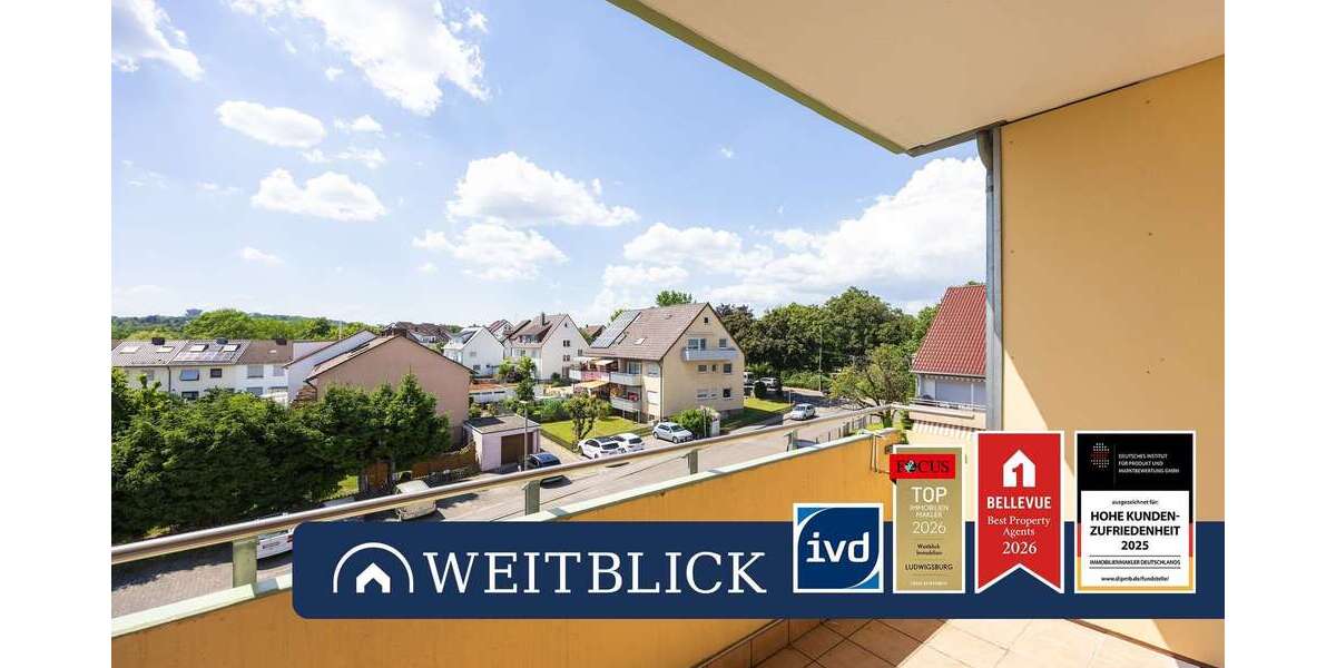 Etagenwohnung Ludwigsburg Oßweil - 3 Zimmer, 70 m&sup2;, 195.000&euro; | Angebot:26972153