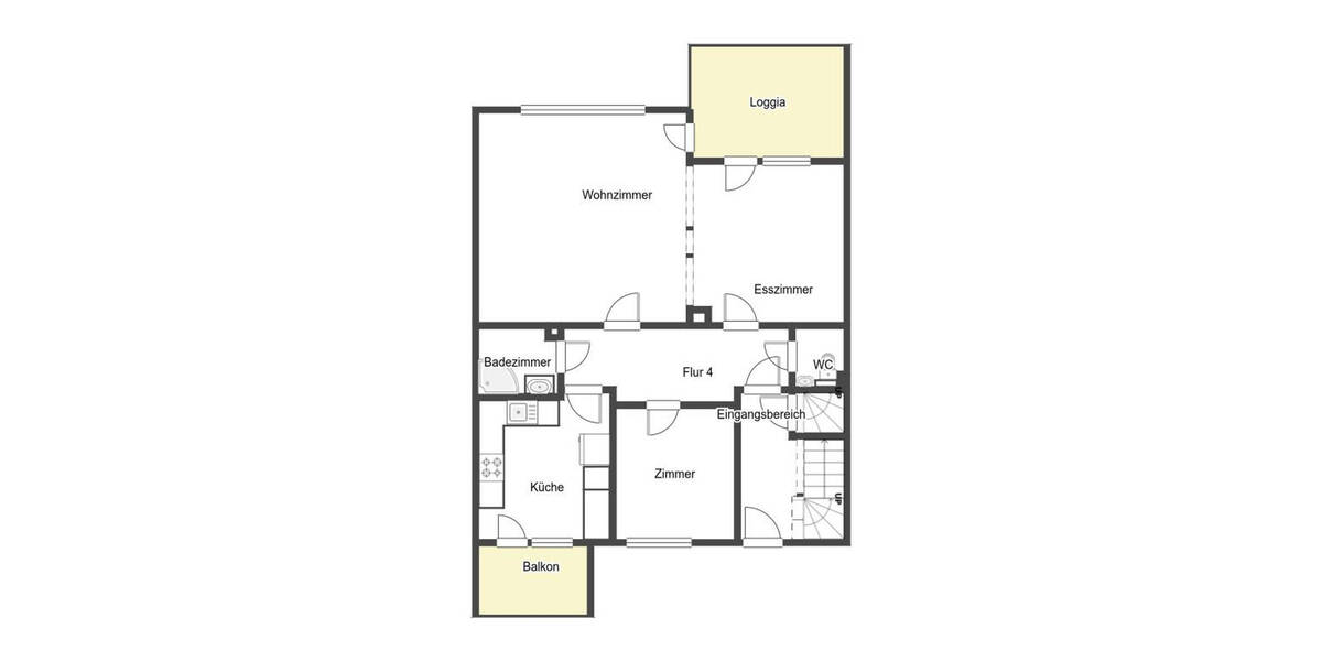 Reihenmittelhaus Stuttgart Steckfeld - 9 Zimmer, 208 m&sup2;, 765.000&euro; | Angebot:26673990