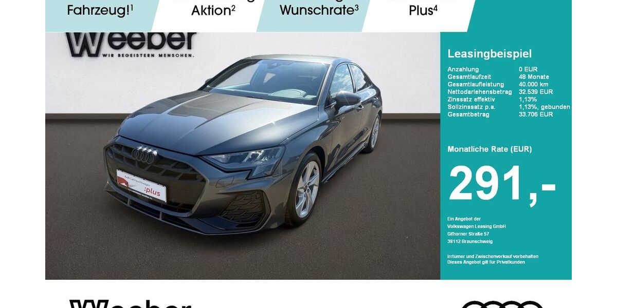 Audi A3 17.763 km 31.739 &euro; Weil der Stadt 71263