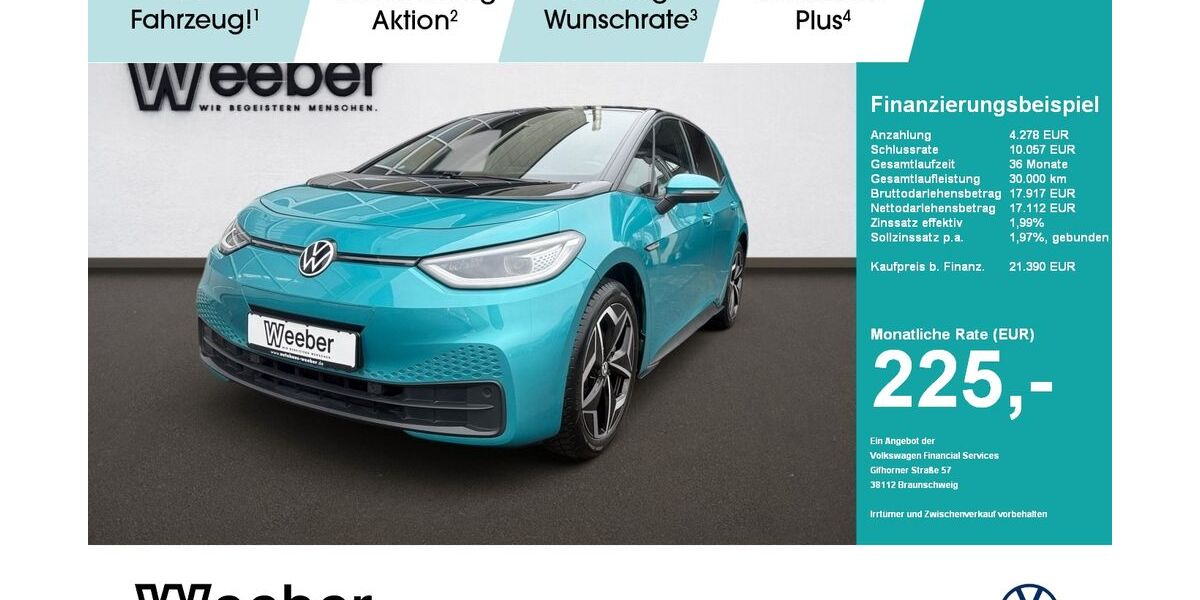 VW ID.3 39.791 km 21.390 &euro; Weil der Stadt 71263