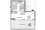 Dachgeschoßwohnung Filderstadt - 2 Zimmer, 54 m&sup2;, 1.250&euro; | Angebot:26219951