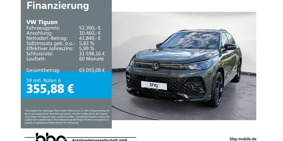 VW Tiguan 6.074 km 51.980 &euro; Tübingen 72072