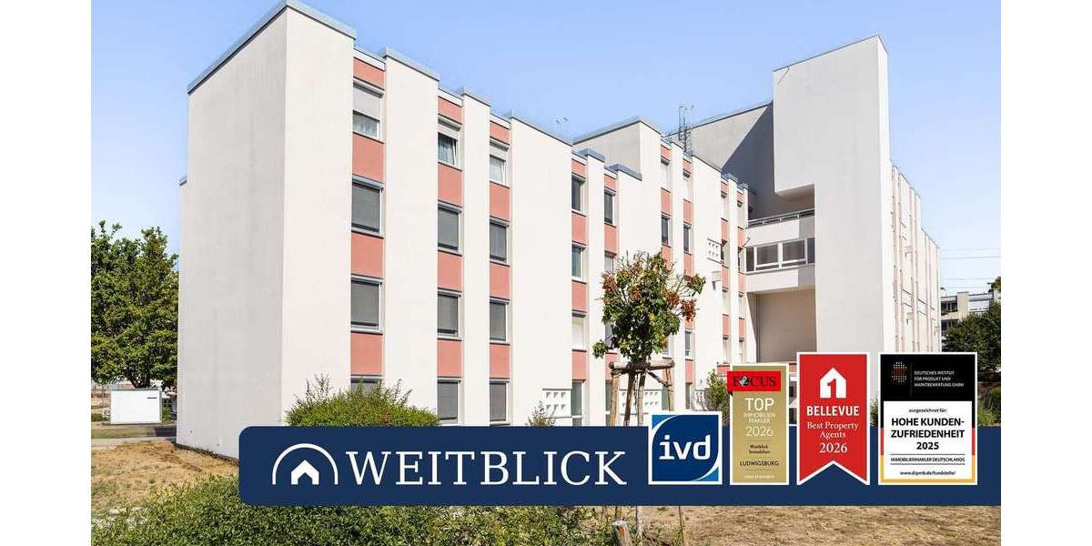 Etagenwohnung Ludwigsburg Eglosheim - 3 Zimmer, 66 m&sup2;, 195.000&euro; | Angebot:27589067