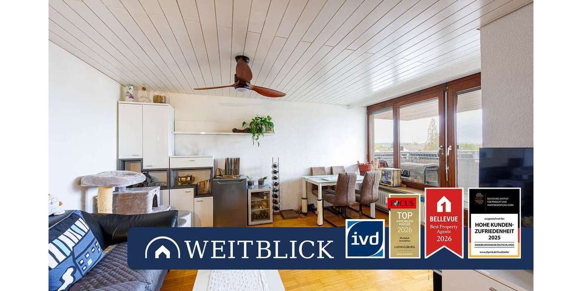 Etagenwohnung Ludwigsburg Eglosheim - 3 Zimmer, 78 m&sup2;, 199.000&euro; | Angebot:26473074