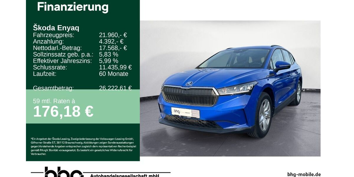 Skoda Enyaq 22.308 km 21.660 &euro; Tübingen 72072